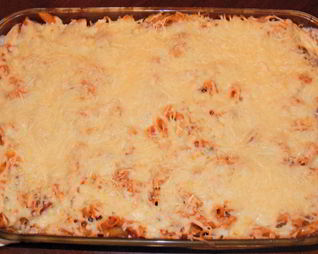 Макароны в духовке с мясом