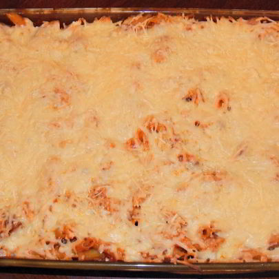 Макароны в духовке с мясом