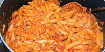 макароны в духовке с мясом