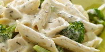 паста с брокколи в сливочном соусе