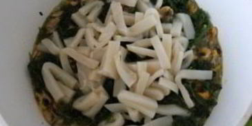 паста с чернилами каракатицы и морепродуктами