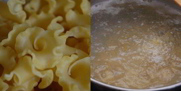 паста с грибами и мускатным орехом