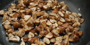 паста с грибами и мускатным орехом