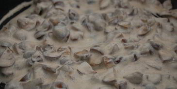 паста с грибами и мускатным орехом