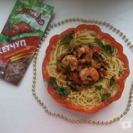 Рецепт Пасты с креветками