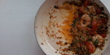 паста с креветками