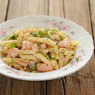 Рецепт Пасты с рикоттой и копченым лососем