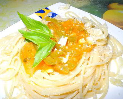Паста с солнечным соусом