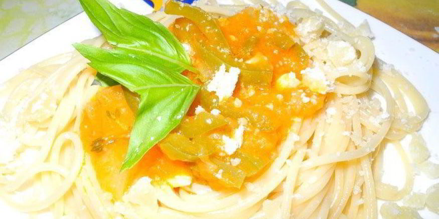 Рецепт пасты с солнечным соусом