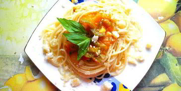 паста с солнечным соусом