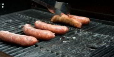 паста с сосисками и овощами