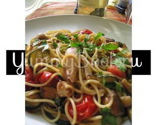 Спагетти с кальмарами