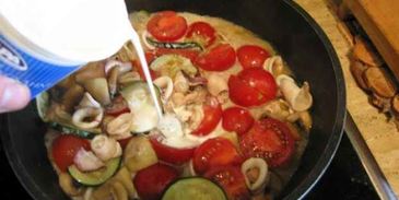 спагетти с кальмарами