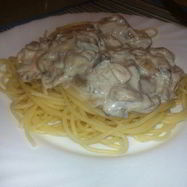 Рецепт Спагетти с куриными грудками