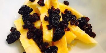 спагетти-тыква запеченая с рисом и сухофруктами