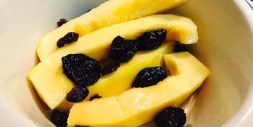 спагетти-тыква запеченая с рисом и сухофруктами