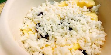 спагетти-тыква запеченая с рисом и сухофруктами