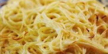 запеченные макароны с лимоном