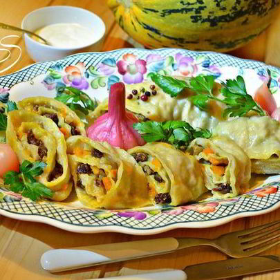 Ханум с тыквой и бараниной