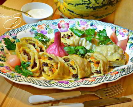 Ханум с тыквой и бараниной