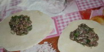 манты из свинины