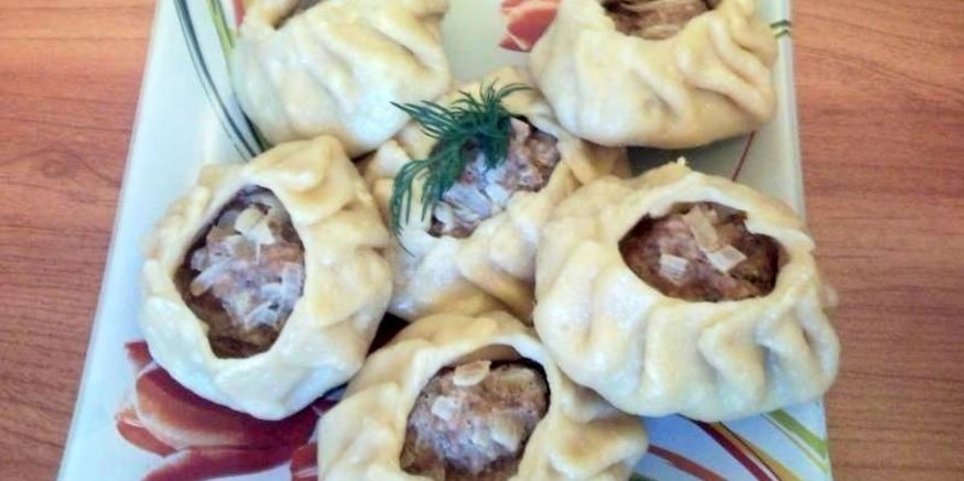 Рецепт мантов на пару из говядины