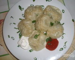 Манты Пак-чой