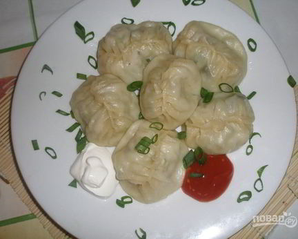 Манты Пак-чой