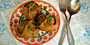 манты постные