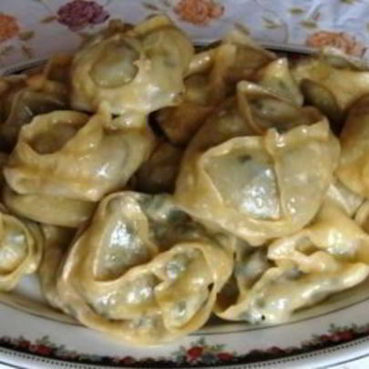 Манты с джусаем