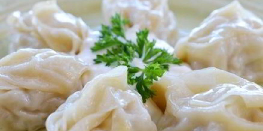 Рецепт мантов с фаршем и картошкой