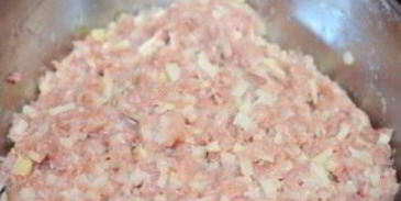 манты с фаршем и картошкой