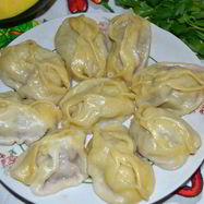 Рецепт Мантов с говядиной и тыквой