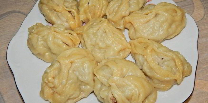 Рецепт мантов с говяжьим фаршем