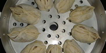 манты с говяжьим фаршем