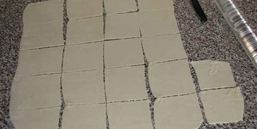 манты с кабачком