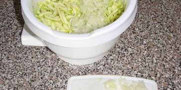 манты с кабачком