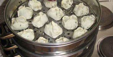 манты с кабачком