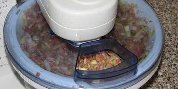 манты с кабачком