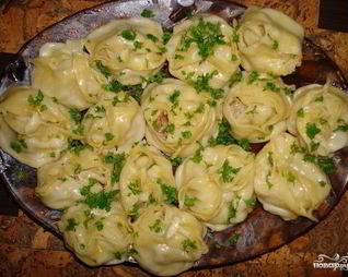 Манты с картошкой и мясом