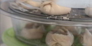 манты с куриным фаршем