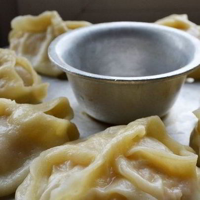 Манты с морковью