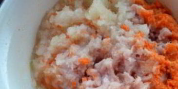 манты с морковью