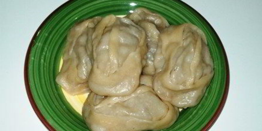 Рецепт мантов с тыквой и фаршем