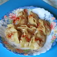 Рецепт Мантов с тыквой и курдючным салом