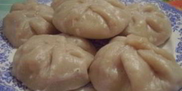 манты с тыквой и курицей