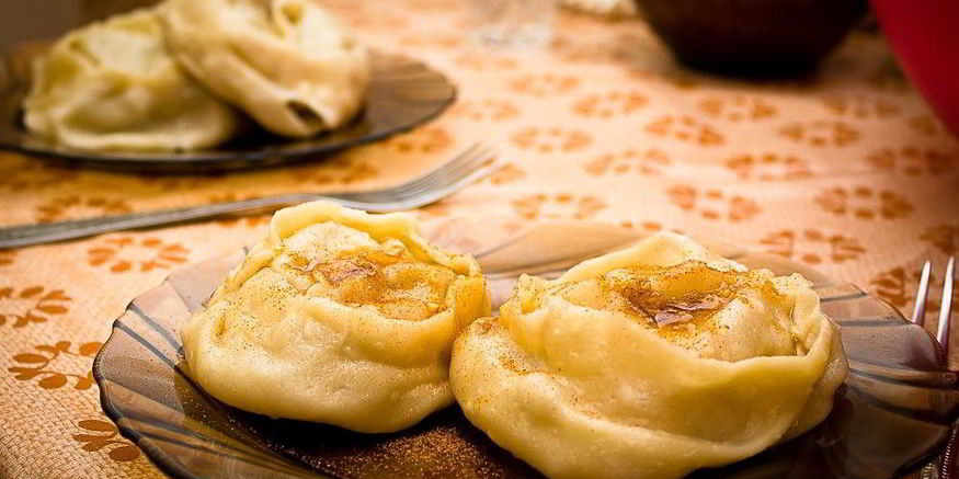 Рецепт мантов с тыквой и мясом по-узбекски