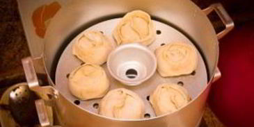 манты с тыквой и мясом по-узбекски