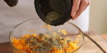 манты с тыквой