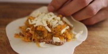 манты с тыквой